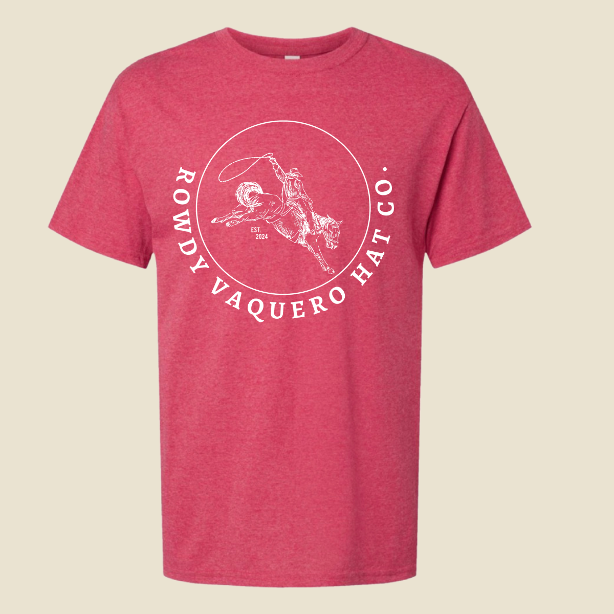 Rowdy Rider T-Shirt - Red