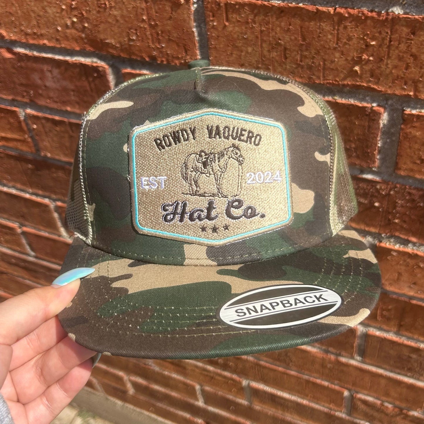 Trail Rider Cap - Camo/Tan