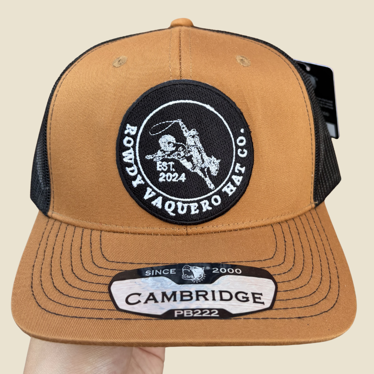 Rowdy Rider Cap - Brown/Black