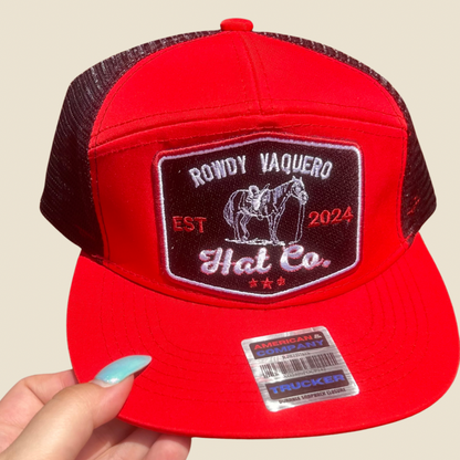 Trail Rider Cap - Red/Black