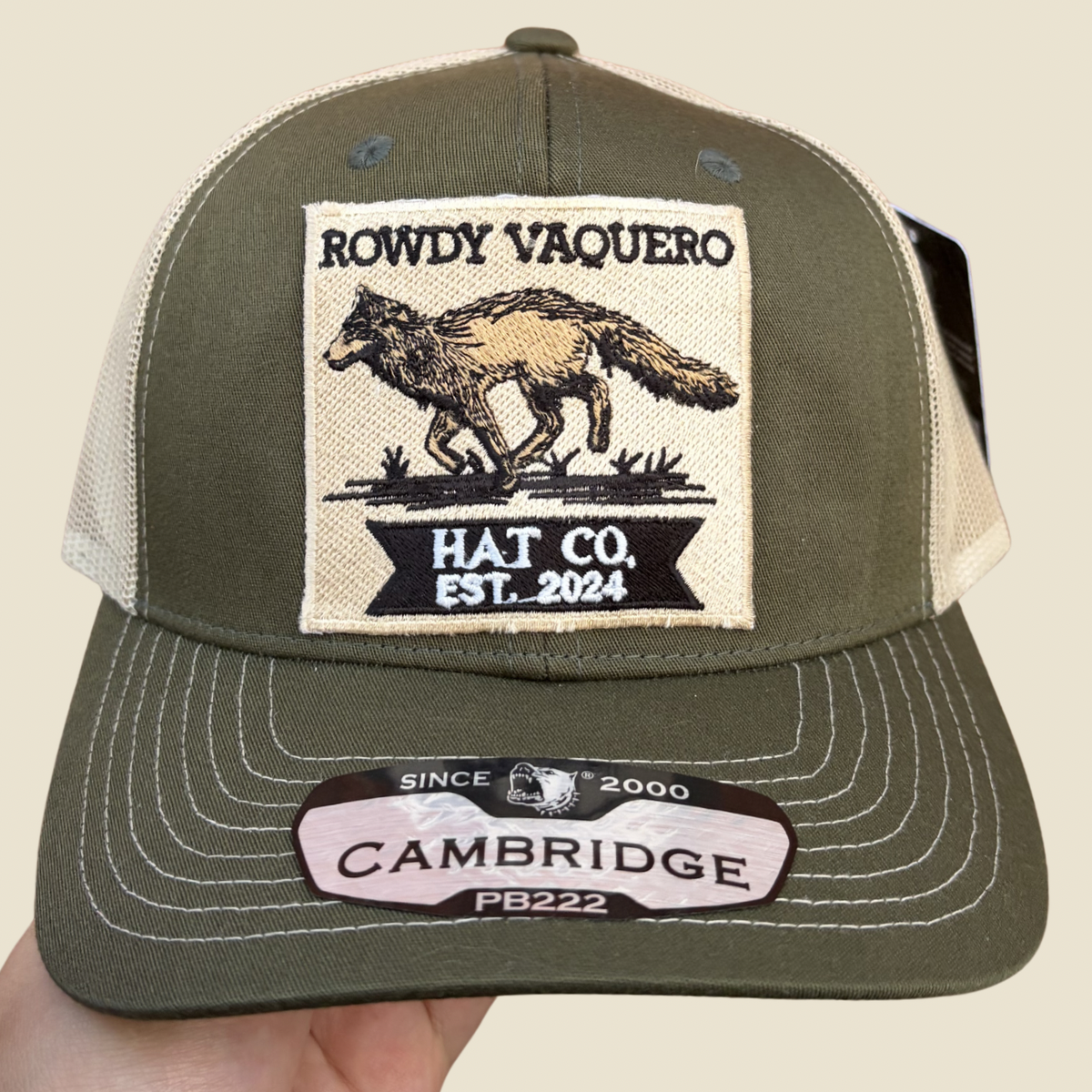 Lonesome Runaway Cap - Olive/Tan