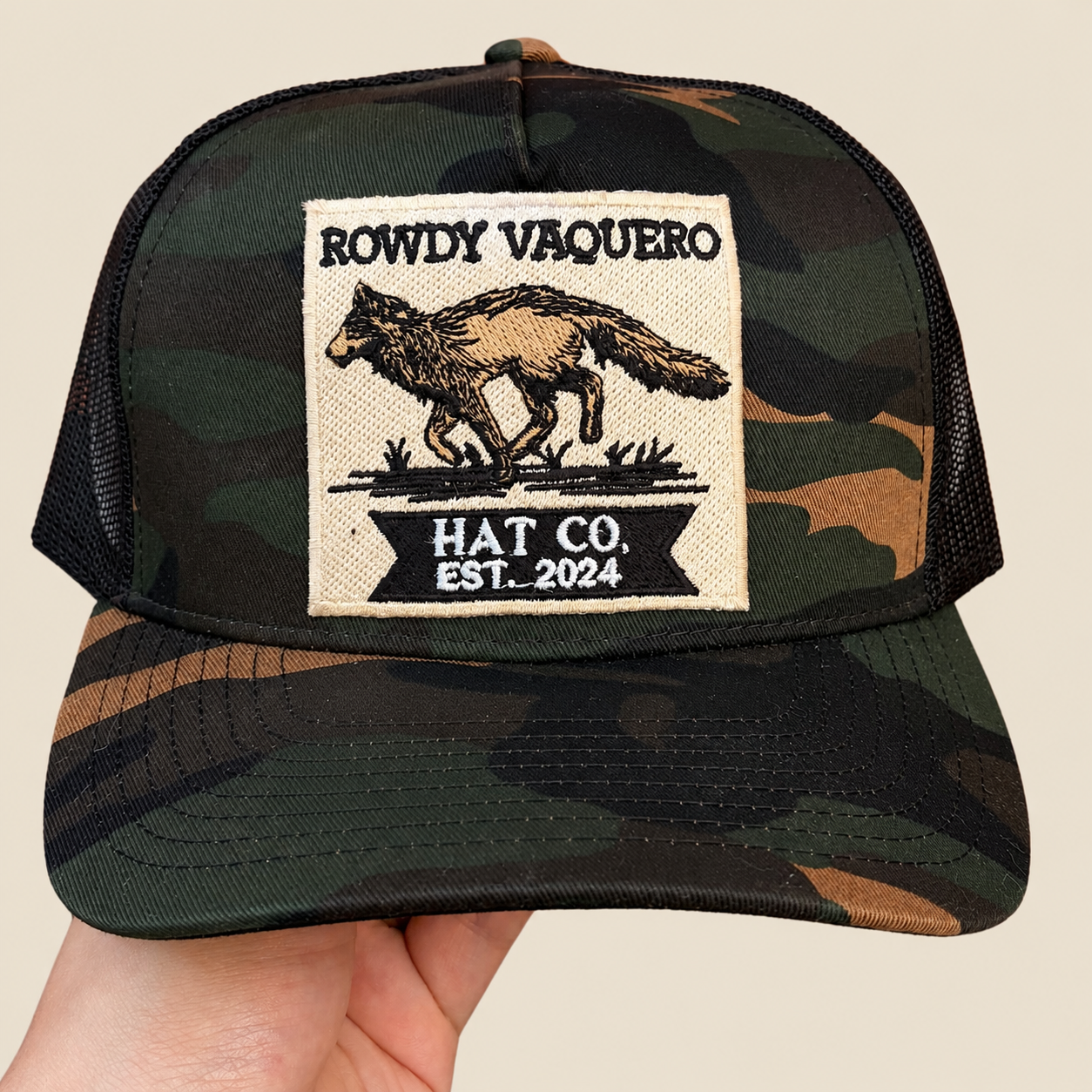 Lonesome Runaway Cap - Camo/Black