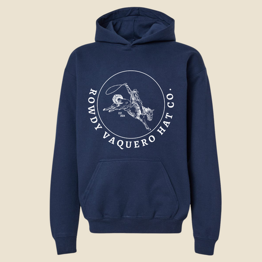 Rowdy Rider Hoodie - Navy
