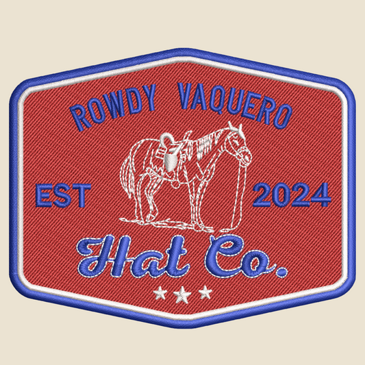 Trail Rider Patch - Red/Blue