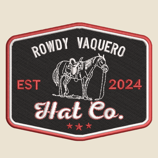 Trail Rider Patch - Black/Red