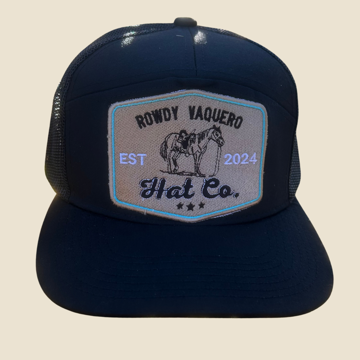 Trail Rider Cap - Black/Tan