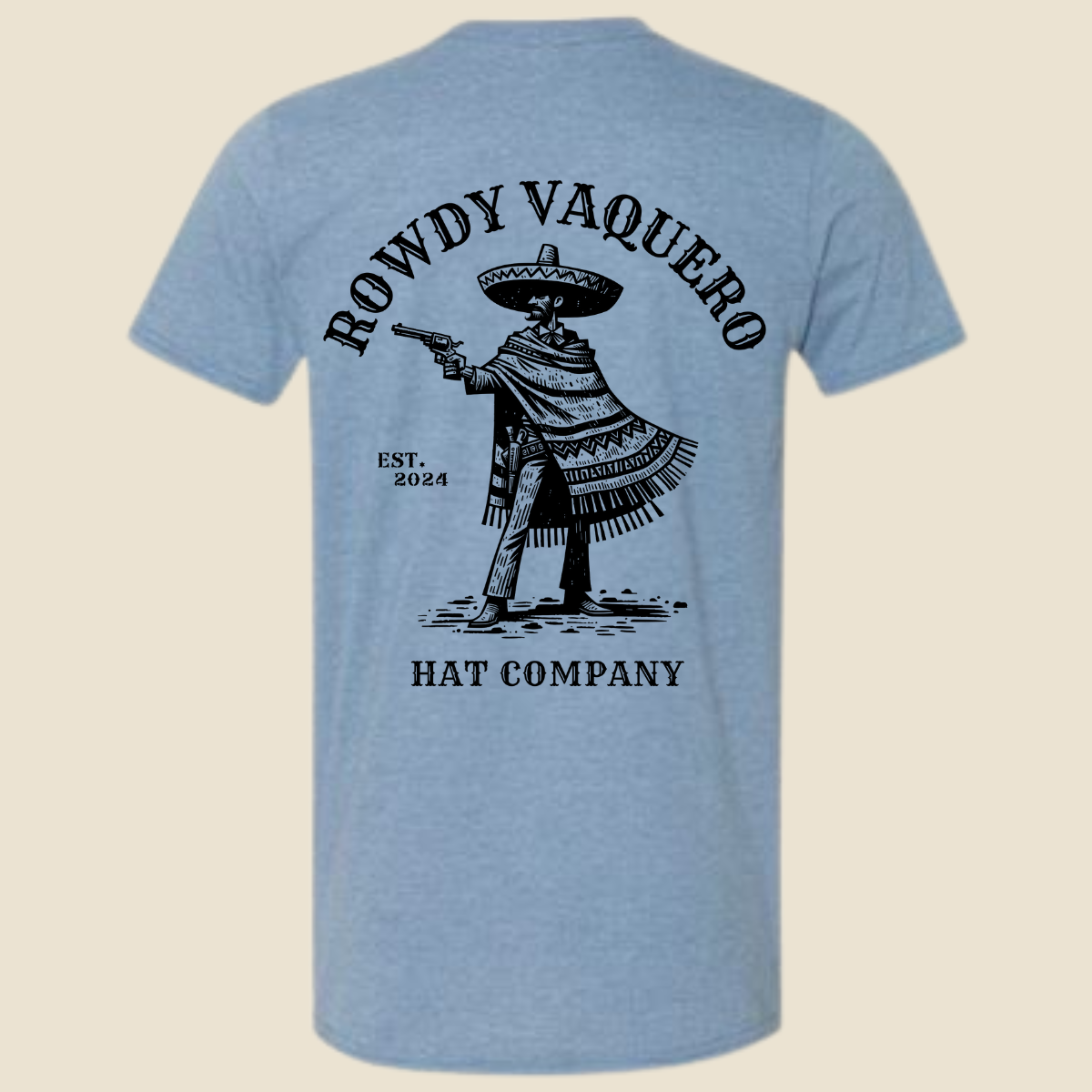 Original Rowdy Vaquero T-Shirt - Blue