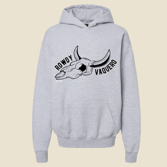 RV Bullskull Hoodie - Grey